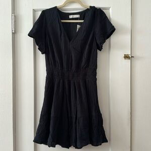abercrombie black mini dress